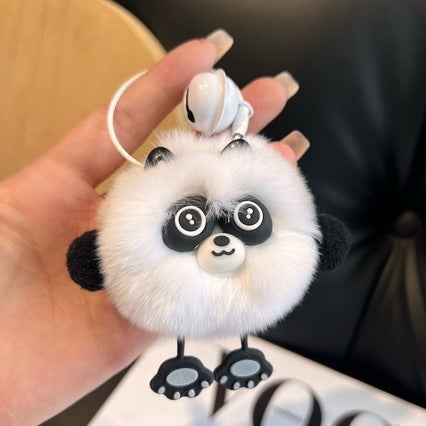 Süßes Panda Plüsch Schlüsselanhänger Set Karnz