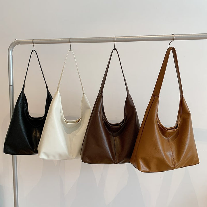 Zeitgenössische Leder Schultertasche Karnz