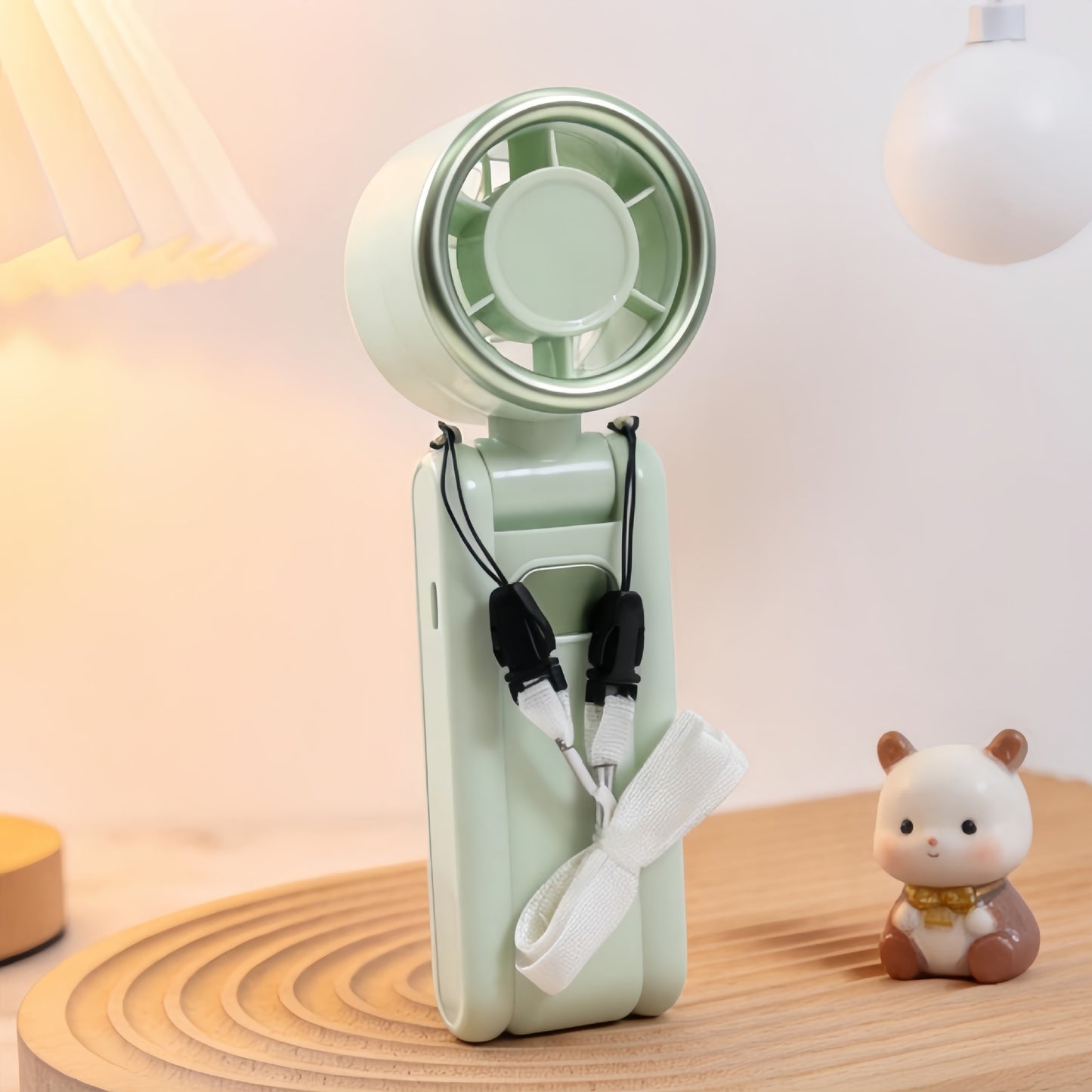 Damen Tragbarer Handventilator mit USB-Ladefunktion und ergonomischem Design Karnz