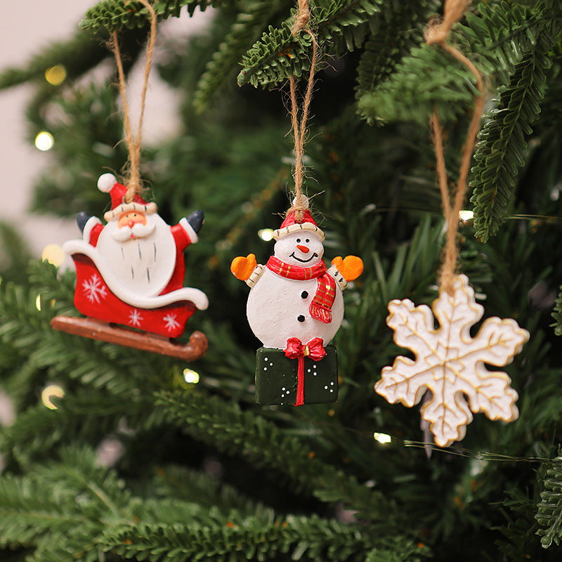 Dekorativer Weihnachtsstrumpf mit Rentiermotiv Karnz