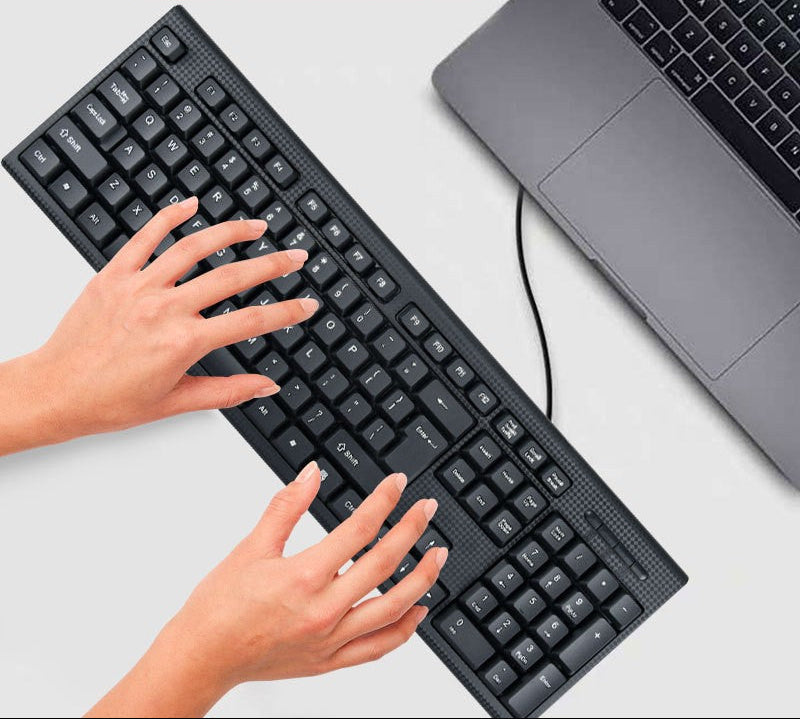 Verkabeltes Tastatur- und Mausset Karnz