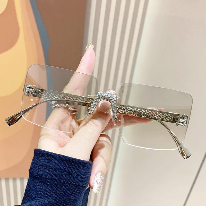 Damen extravagante hexagonale Sonnenbrille Karnz