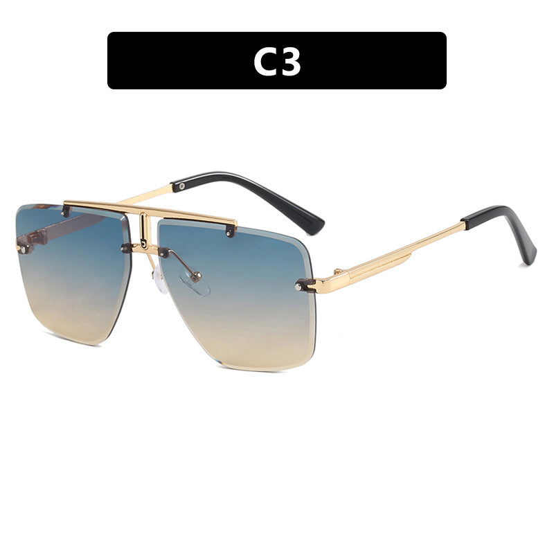 Damen quadratische Sonnenbrille im stilvollen minimalistischen Design Karnz