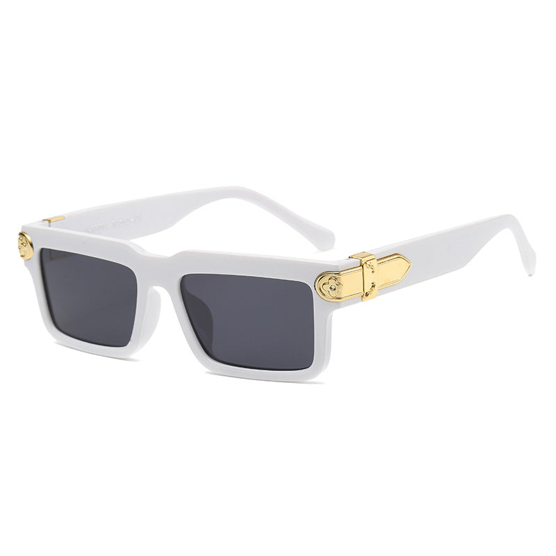Damen modische Sonnenbrille im innovativen Quadratdesign Karnz