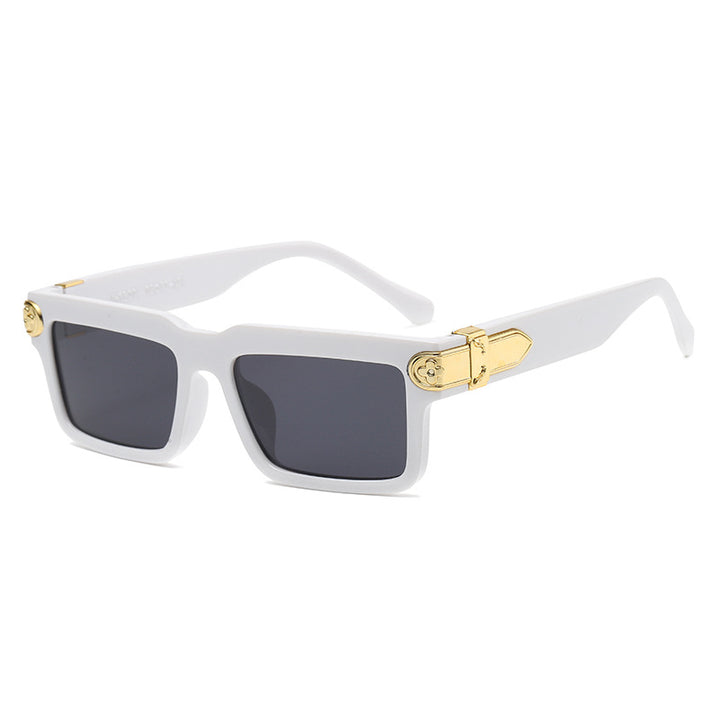 Damen modische Sonnenbrille im innovativen Quadratdesign Karnz
