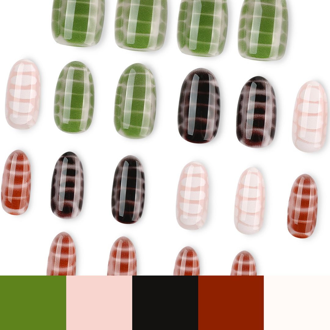 Kunstvolle Nailart mit kreativen Mustern Karnz