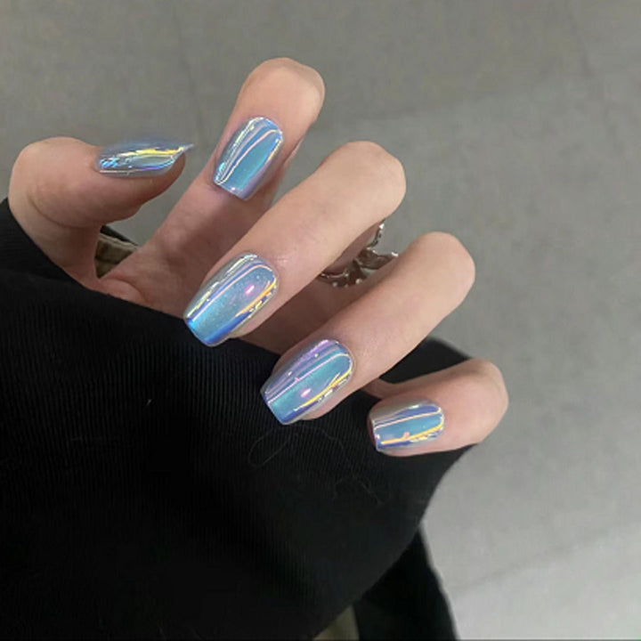 Iridescent Nail Art Press-On Kit