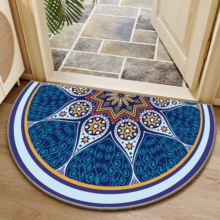 Elegante runde Blumendesign-Innenmatte Karnz