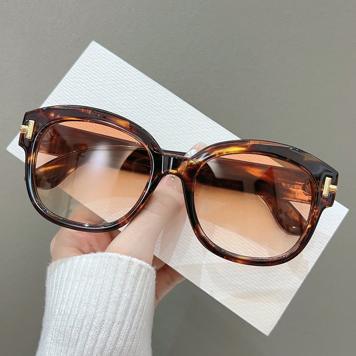 Chic Übergroße Rahmen Sonnenbrille Karnz