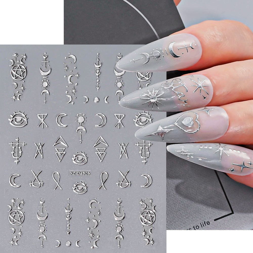 Nagelkunst Dekorative Folienaufkleber