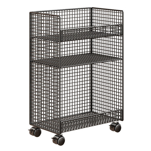 Vertikaler Metallgitter-Doppelschicht-Schreibtischbuch- und Zeitschriftenorganisator