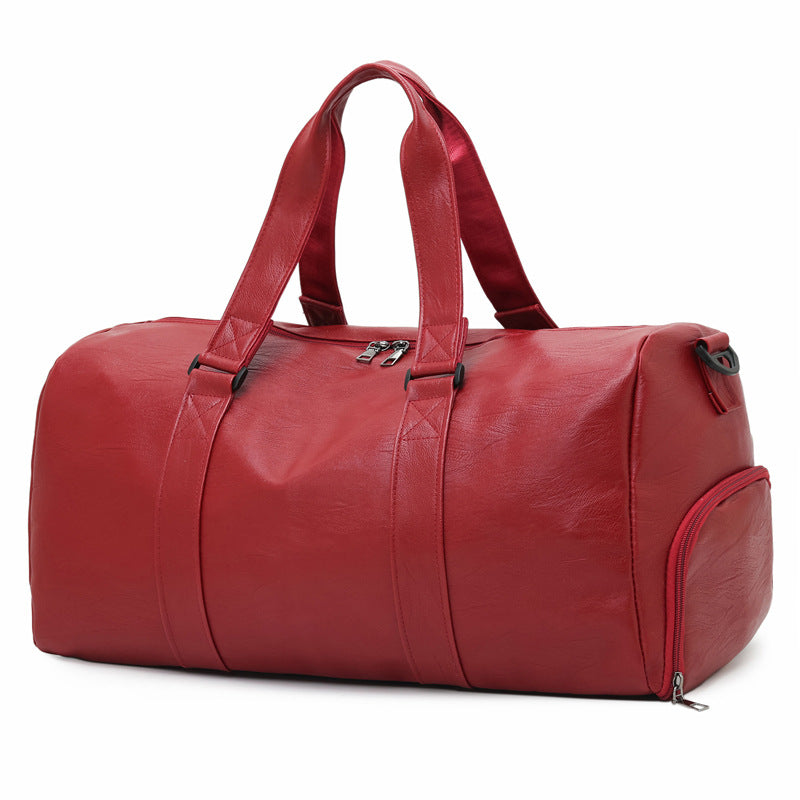 Premium Leder Reise-Duffel-Tasche Karnz