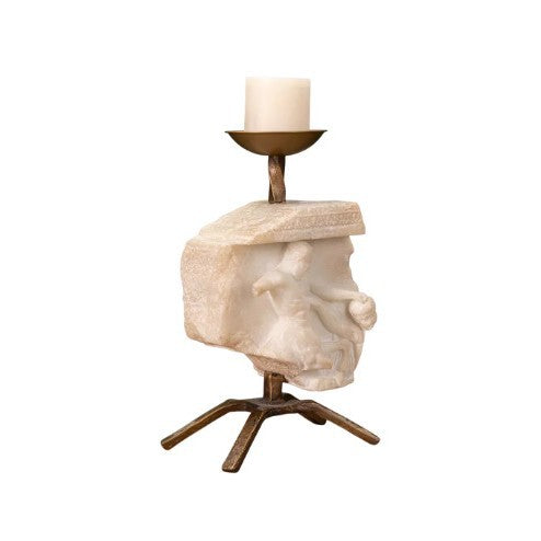 Skulpturaler Kerzenhalter