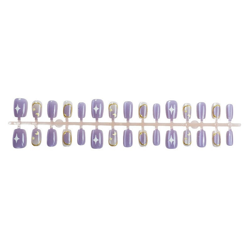 Himmlisches Sternen Nacht Press-On Nail Set