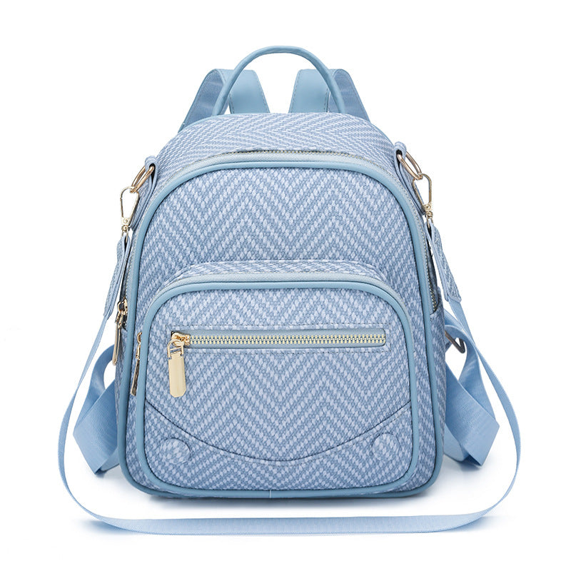 Multifunktionaler Fischgrätmuster-Rucksack Karnz