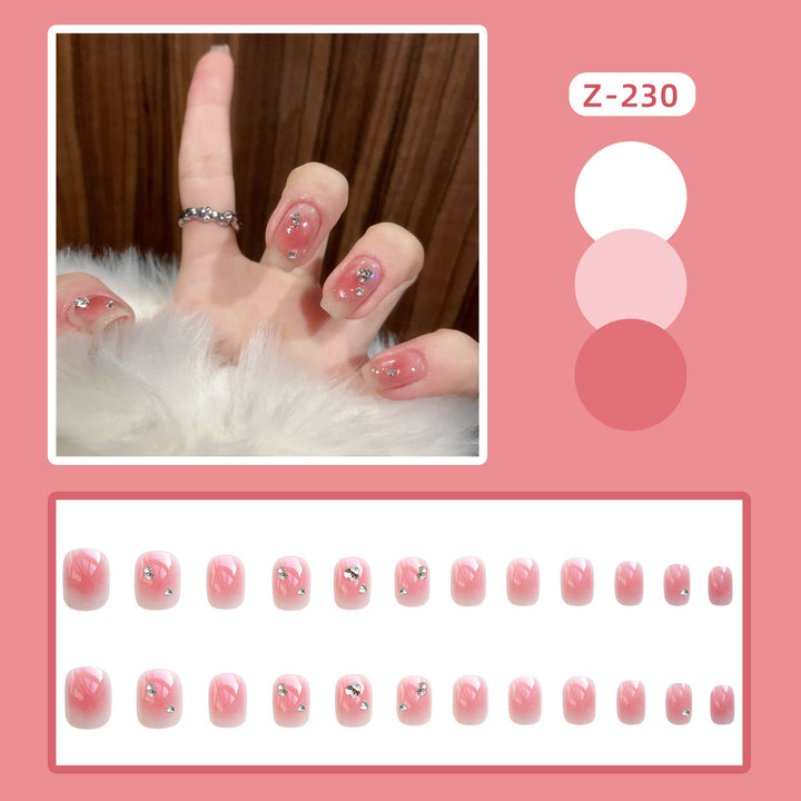 Dekoratives Strass-Nagelkunst-Set