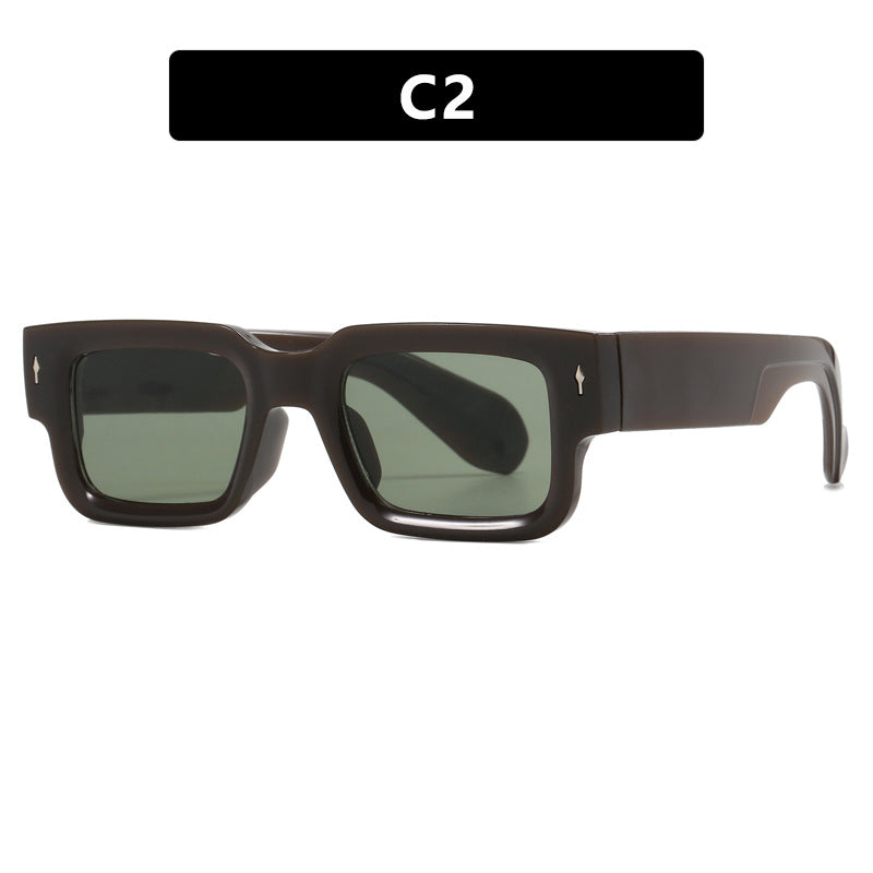 Damen quadratische Sonnenbrille mit elegantem Design und UV-Schutz Karnz