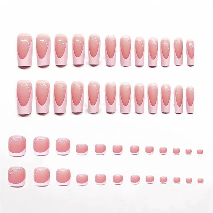 Stylische Press-On Nagelspitzen mit modernem Design Karnz
