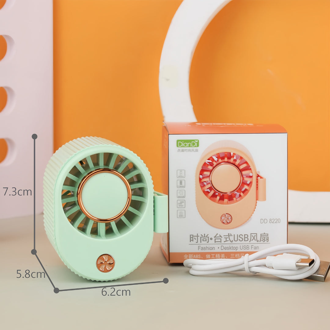 Damen Tragbarer Handventilator mit flexibler Neigetechnologie und leistungsstarker Luftstromtechnologie Karnz