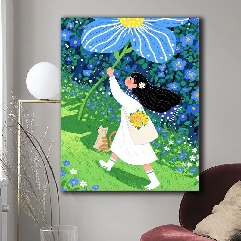 Floral Fantasy Wandkunst Karnz