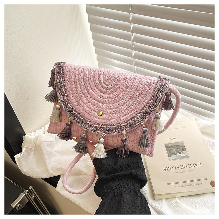 Bohemian Gewobene Clutch-Tasche Karnz