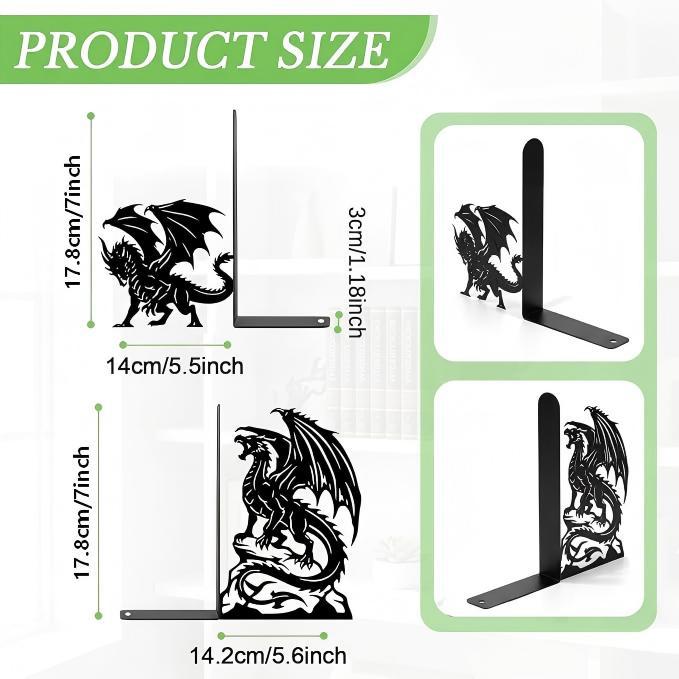 Dragon-Themen Buchstütze