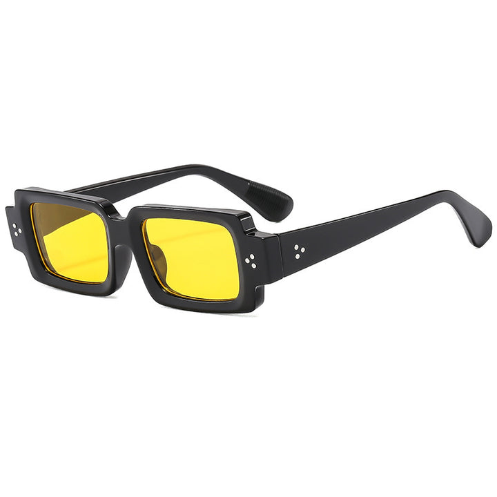 Fette rechteckige Rahmenbrille Karnz