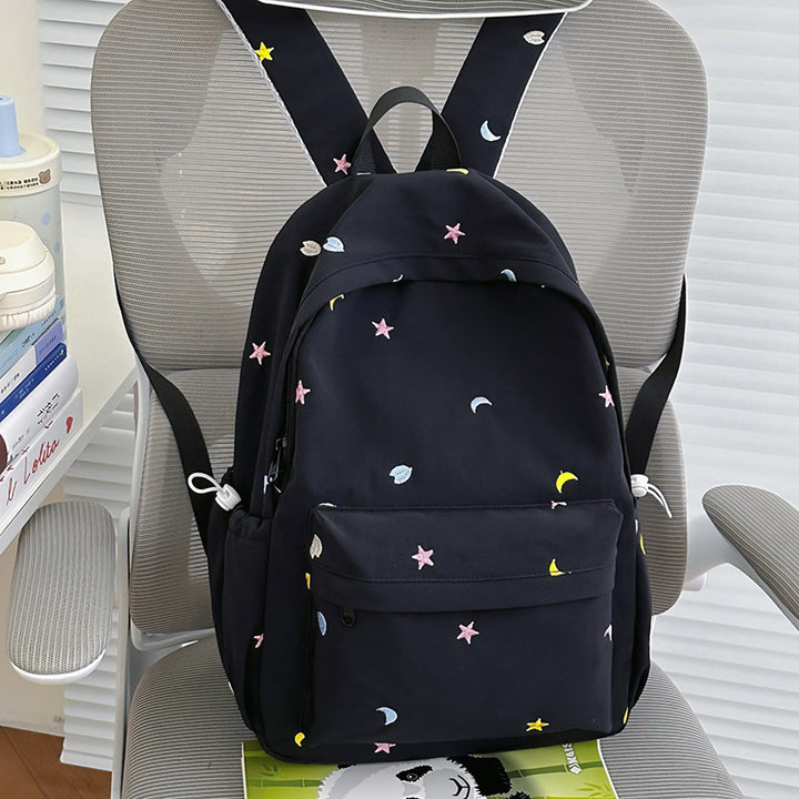 Gestickter Mond und Stern Rucksack Karnz