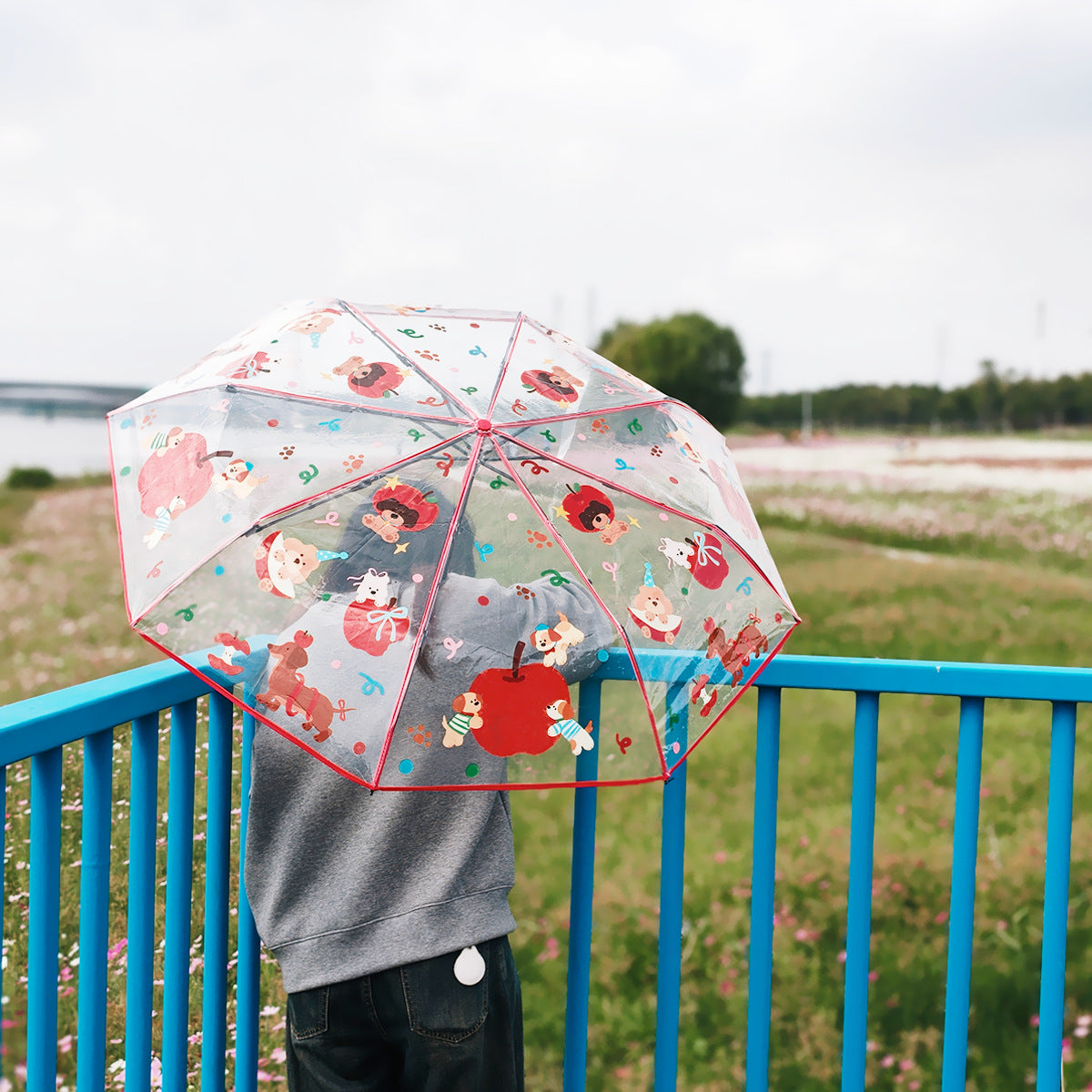 Damen kindgerechter Regenschirm Karnz