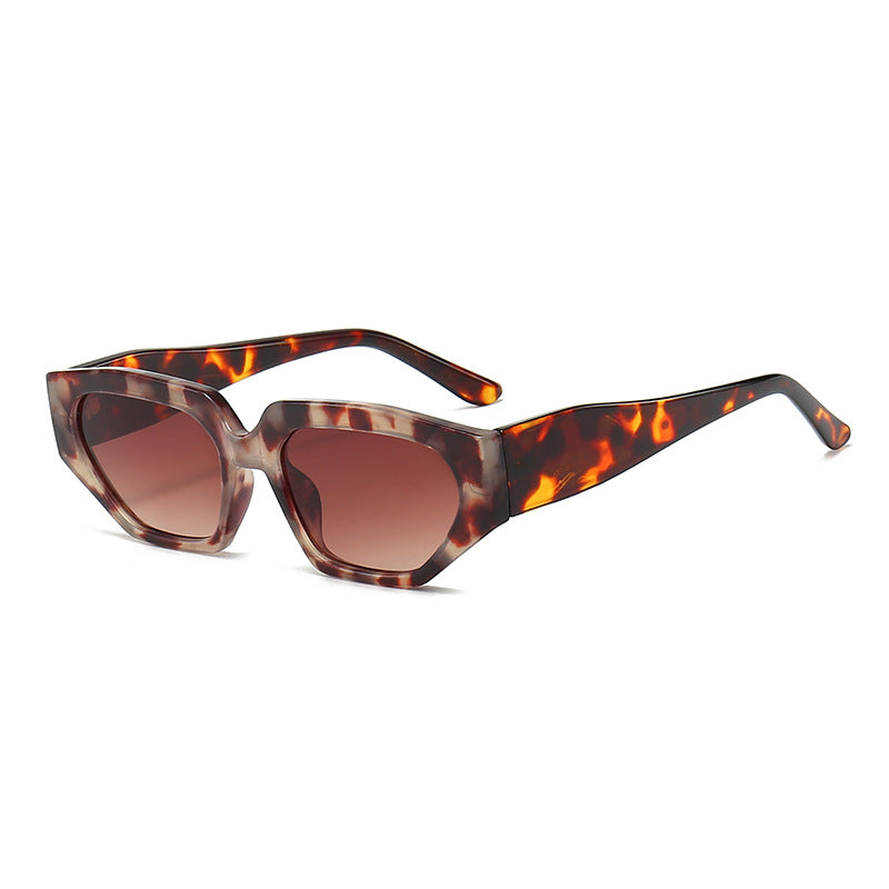 Damen Modische Sonnenbrille im innovativen polygonalen Design Karnz