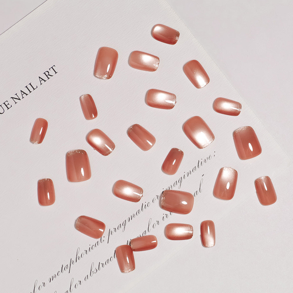 Premium Glossy Gel Press-On Nail Set Karnz