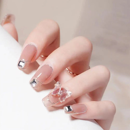 Dekorativer Press-On-Nagelset