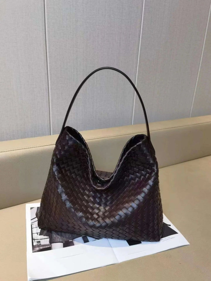 Zeitgenössische gewebte Hobo-Tasche Karnz