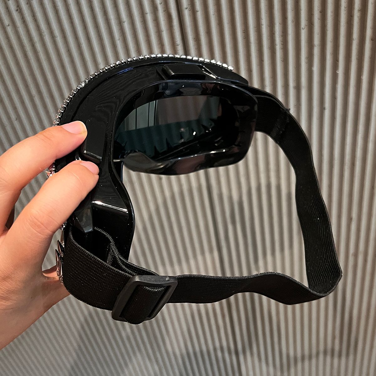 Damen Ski Schutzbrille mit extravagantem Strassdesign Karnz