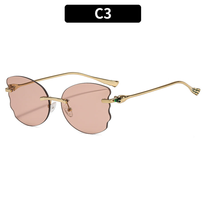 Künstlerische Blumrahmen-Sonnenbrille