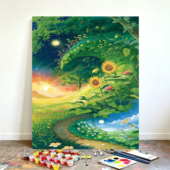 DIY Malen nach Zahlen Kunstset Karnz