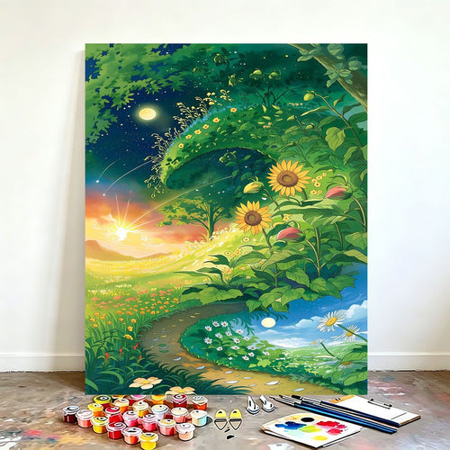 DIY Malen nach Zahlen Kunstset Karnz
