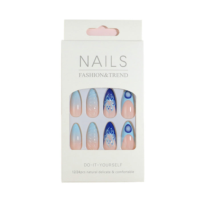 DIY Künstlerischer Press-On Nail Set Karnz