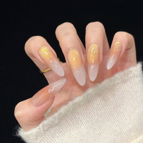 Glitzer-Gradient-Stiletto-Press-On-Nägel