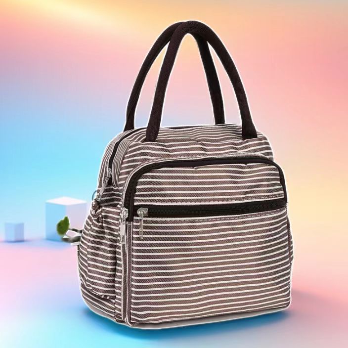 Isolierte Katzenmuster-Lunch-Kühltasche Karnz