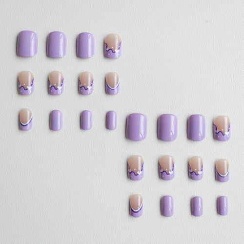 Künstlerisches französisches Spitzen-Nageldesign-Kit