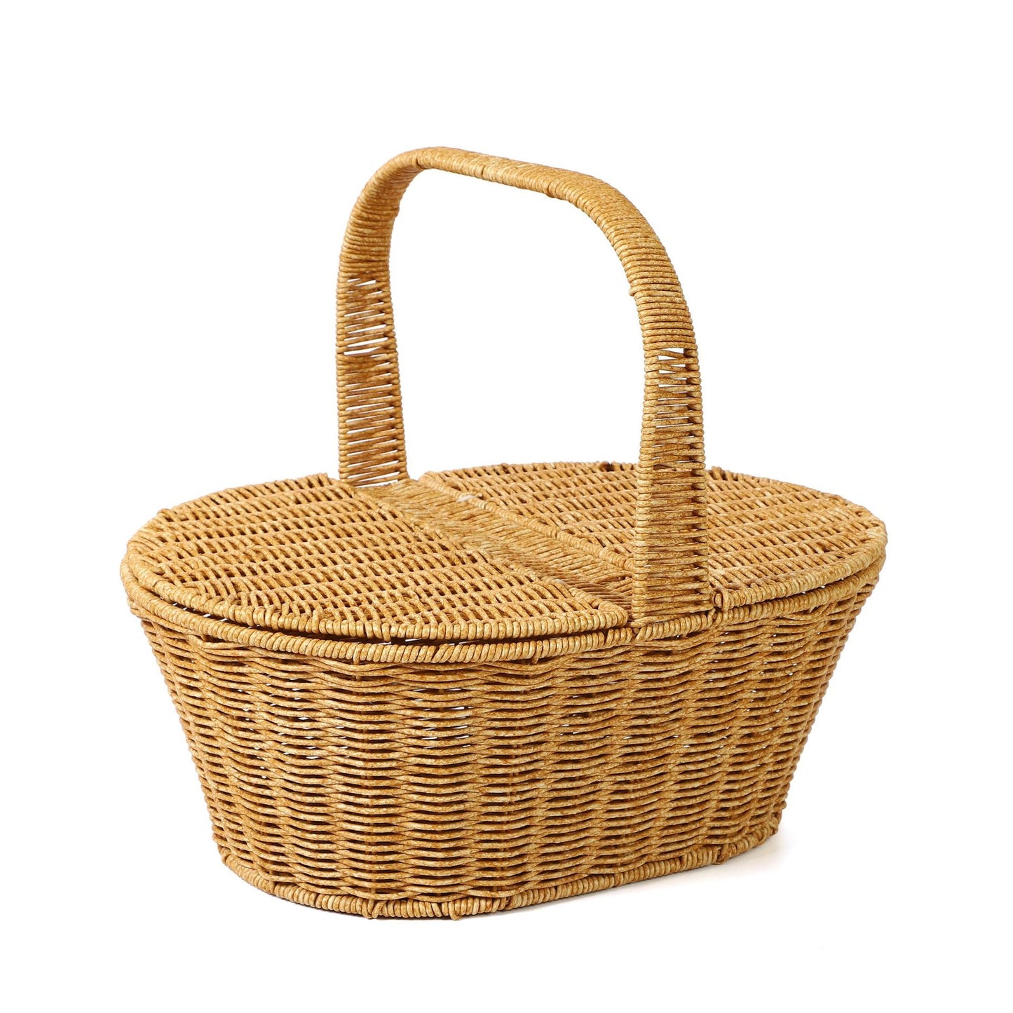 Damen geflochtener Picknickkorb Karnz