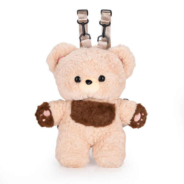 Plüsch Rucksack mit Süßem Teddy-Design Karnz
