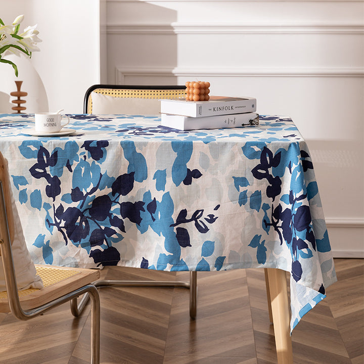 Rechteckige Tischdecke mit jacquardähnlicher Struktur, wasserabweisender Oberfläche und pflegeleichtem Gewebe Karnz