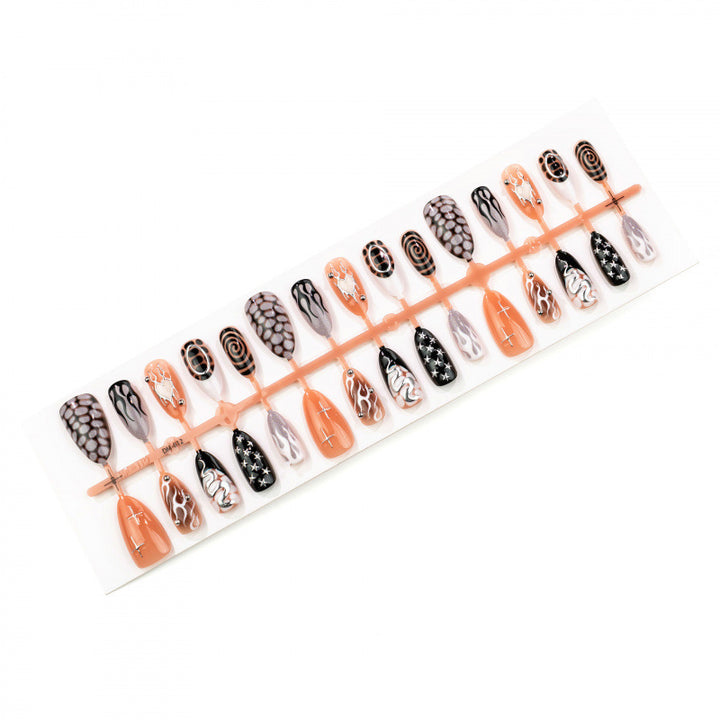 Künstlerisches Nageldesign Sammlung