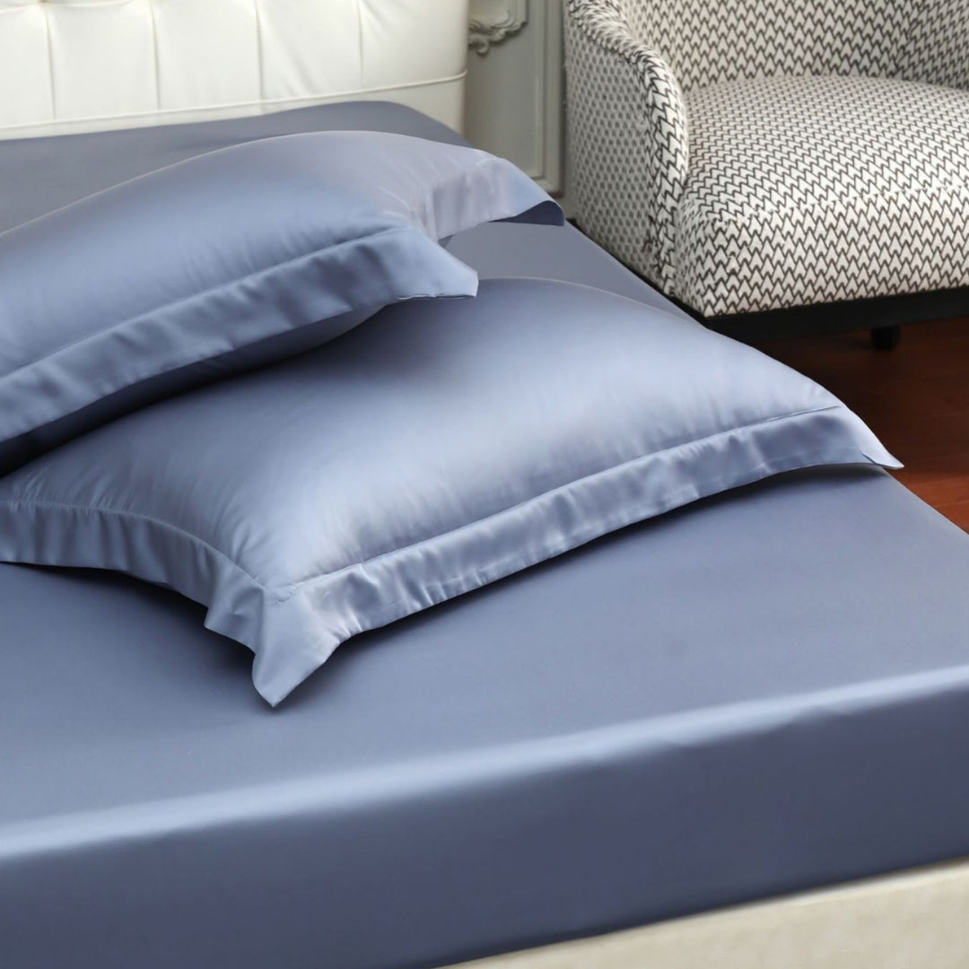 Luxuriöses Satin-Spannbettlaken-Set mit seidig-glattem Finish