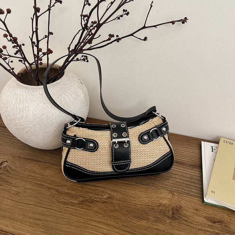 Texturiertes Gewebte Handtasche