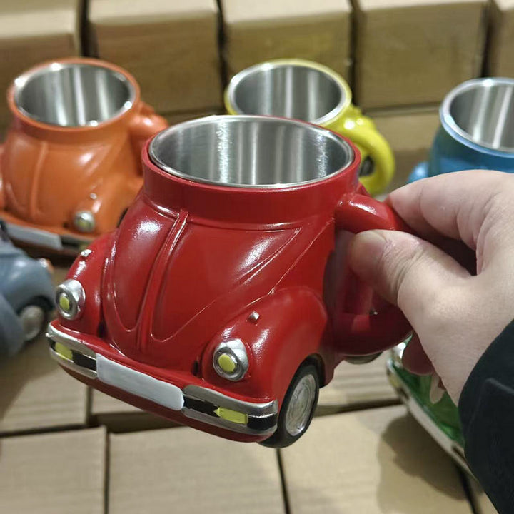 Spaßige Autoform Kaffeetasse Karnz