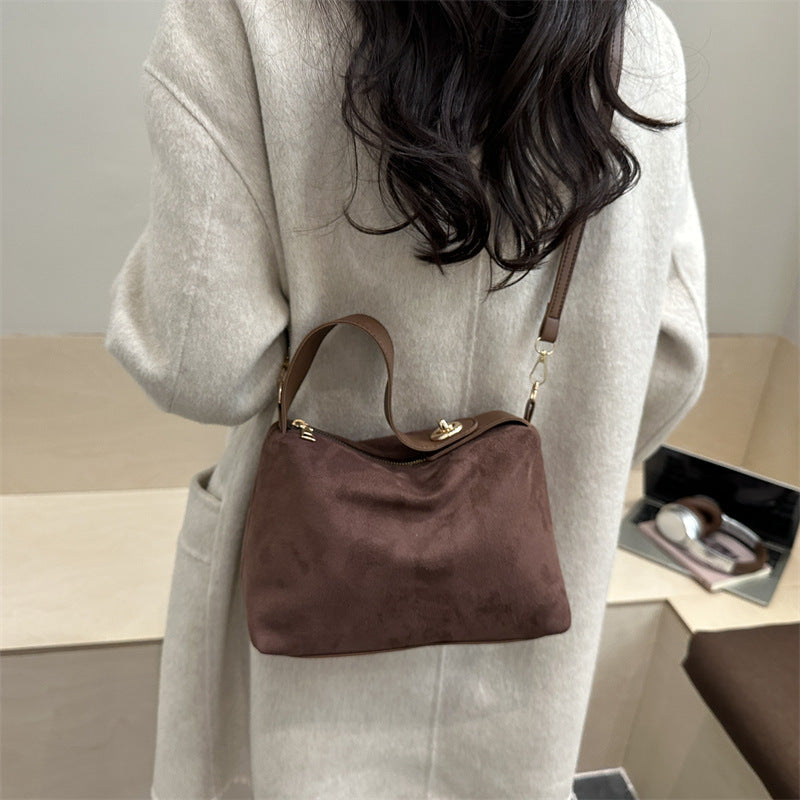 Wildleder Mini-Handtasche
