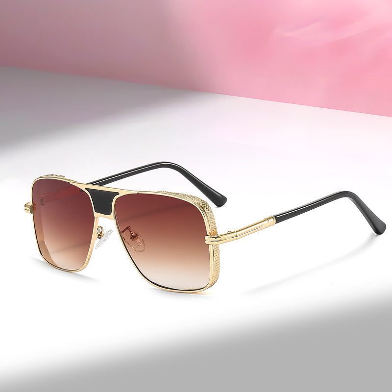 Damen elegante Sonnenbrille mit modernem Oversized-Rahmen Karnz
